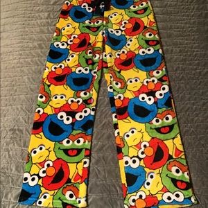 Sesame Street Plush Pajama Pants